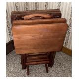 Wooden TV trays