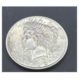 1922 silver peace dollar
