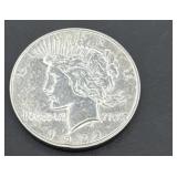 1922 silver peace dollar