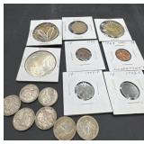 Vintage Jefferson Nichols, steel pennies