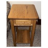 Small oak side table