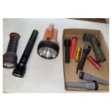Large amount of flashlights