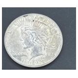 1922 peace silver dollar