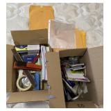 Large amount of office supplies