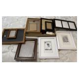 Large amount of picture frames