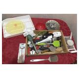 Large amount of kitchen utensils