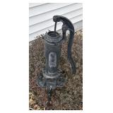Cast-iron vintage water pump outdoor decoration