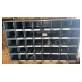 Large metal bin with miscellaneous bolt/washers