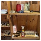 Large amount of drilled glass door knob,