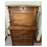 Antique 1890s riding desk, Bellevue, Ohio made