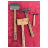 Large amount of hammers