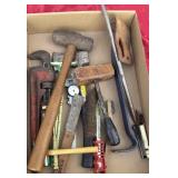 Pipe wrench, hammer axe miscellaneous