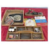 Wood plain/wooden tool tote/sawblades