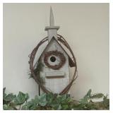 Decorative bird houses/greenery