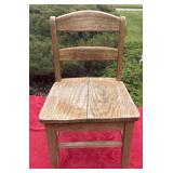 Childrenï¿½s antique wooden chair