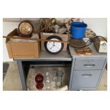 Willard Ohio advertising yardstick metal desk,