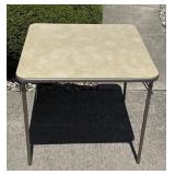 Mid-century folding card table