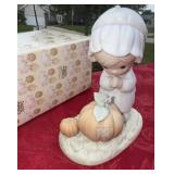 Precious moments October figurine with box