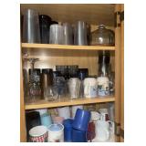 Large amount of kitchen mugs/glasses