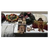 Holiday decorations wreaths