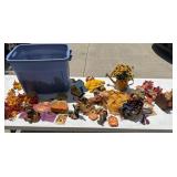 Large amount of fall/Halloween decorations and