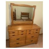 MCM Wooden dresser 49.5' w