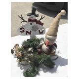 Christmas decorations snowman