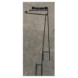 Outdoor metal flag holders