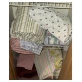 Large amount of sheets/bedding