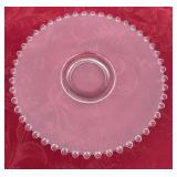 Fostoria candlewick footed dish 7.5 inch wide