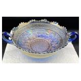 Carnival  large handle bowl 7ï¿½ wide