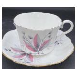 Bone China  English castle tea cup saucer