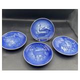 B & G flow blue plates 5.5'