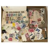 Huge amount of vintage postal stamps