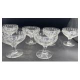 Elegant  Noritake glass sherbets