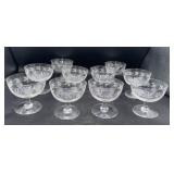 Set of 10 elegant  Noritake sherbets