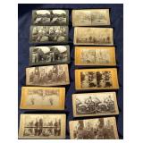 Vintage stereo optic viewer cards