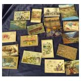 Vintage postcards some holiday