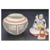 Pueblo Pottery Stella Teller vase