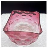 EAPG cranberry 3.5ï¿½ bowl
