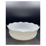 EAPG large Milk glass Heisey bowl 9ï¿½ wide 3ï¿½ deep