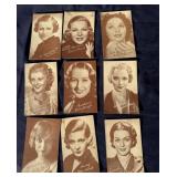 Vintage movie star picture cards
