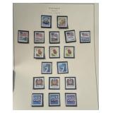 Coil stamps, US postage