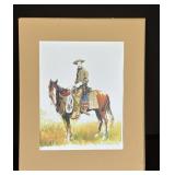 Lee smith limited edition, signed, cowboy print