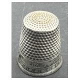 Sterling silver thimble