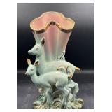 Hull 11' tall deer planter #1