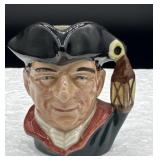 Royal Daulton night watchmen miniature face mug