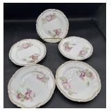 P& K vintage bread plates