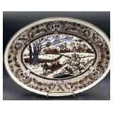 Ironstone China oval plate 14ï¿½