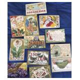 Vintage Santa and unusual postcards